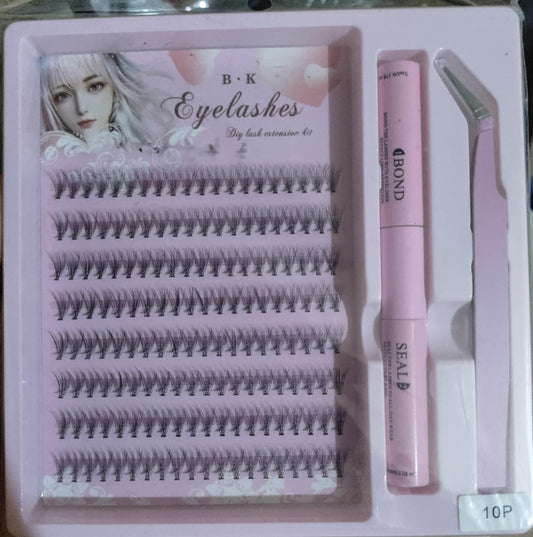 3 In 1 Permanent Eyelash Extension Set Professional Lash Kit | Thick