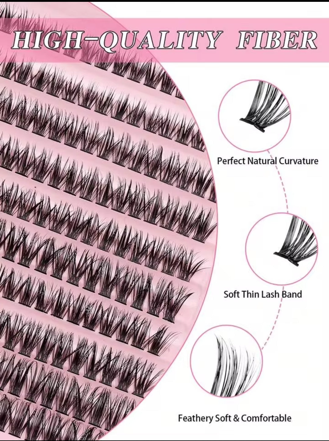 3 In 1 Permanent Eyelash Extension Set Professional Lash Kit | Thick