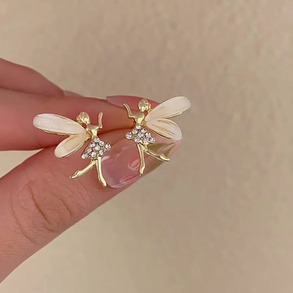 Korean-Style Fairy Stud Earrings - Jewelry Product Designed For Styling And Daily Outfit Routine